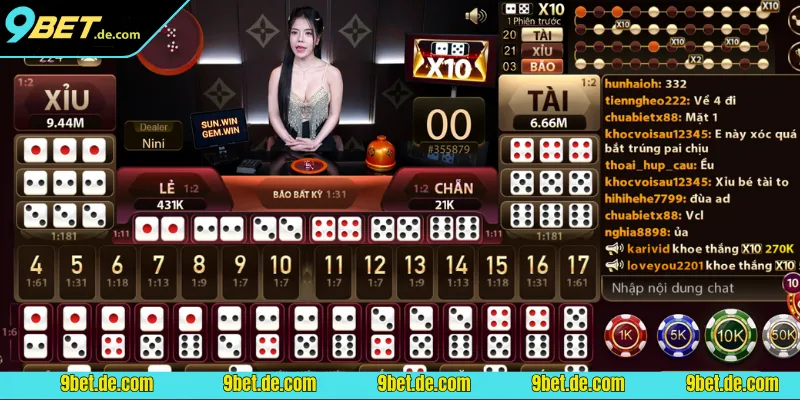 Sunwin Live có cơ chế đặt cược theo thời gian thực trên bàn chơi